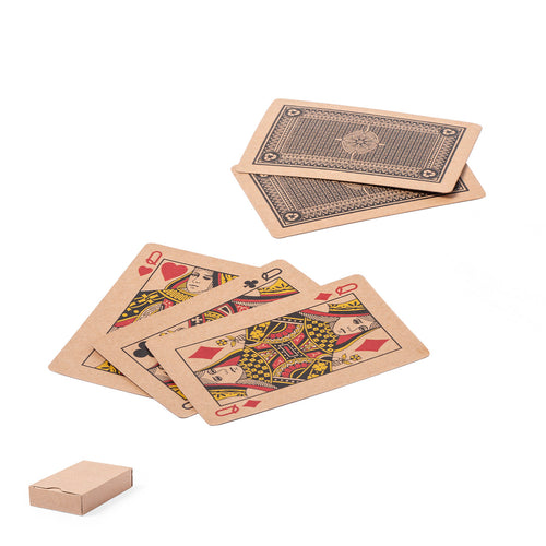 Giochi Per Bambini Trebol Personalizzato - Carte da gioco francesi della linea natura, fatte di cartone riciclato resistente