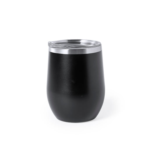 Verre thermiquee en acier inox, avec double paroi et 350ml de capacité - Bobby Personnalise