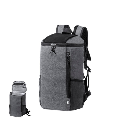 10L-Kühlrucksack von der Nature-Linie, gefertigt aus hochwertigem, widerstandsfähigem RPET 600D-Polyester, hergestellt aus recyceltem Kunststoff, um die Wiederverwendung von Plastikmüll zu fördern und zur...