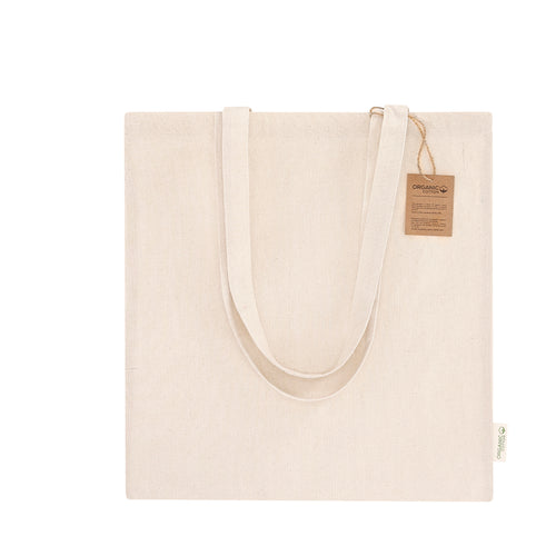 Borse Di Cotone Fizzy Personalizzato - Borsa realizzata in materiale cotone organico 180g/m2 e in tono naturale