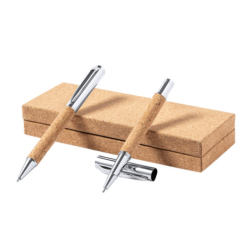 Set Da Scrittura Odegor Personalizzato - Set penna biro e roller della linea natura
