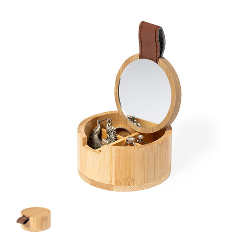 Boîte à bijoux la ligne Nature en bambou - Fontana Personnalise