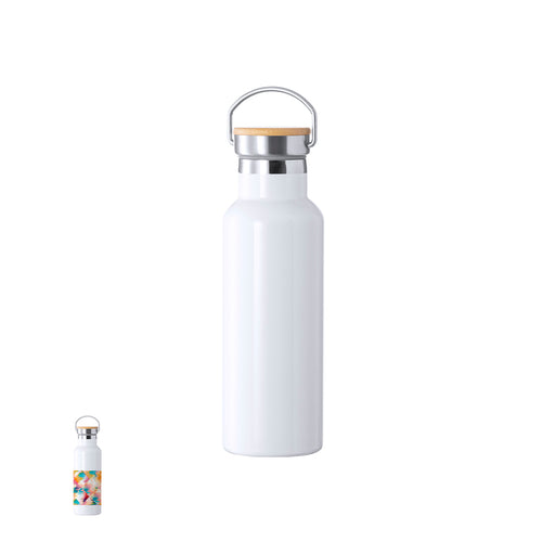 500 ml capacity thermal bottle, made in stainless steel with double wall and specially designed for sublimation printing - Ying Personalised