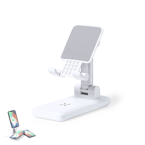 Support multifonction pliant tout-en-un, fabriqué en ABS blanc résistant - Cheviot Personnalise