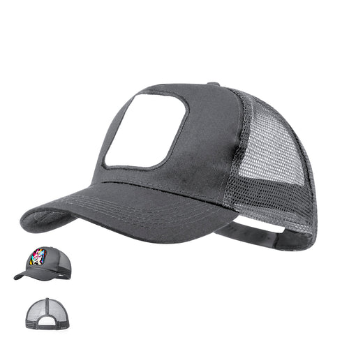 Kappe im Trucker-Stil aus einer Kombination aus strapazierfähiger Baumwolle und Polyester - Flecher Personalisiert