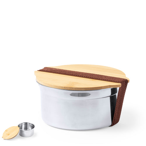Lunchbox mit einem Fassungsvermögen von 800 ml aus rostfreiem Stahl - Truit Personalisiert