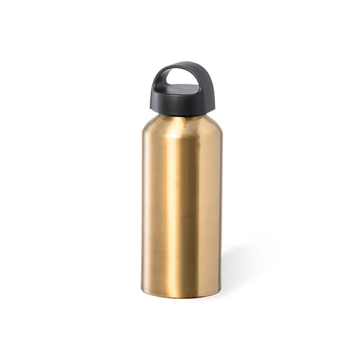 500 ml capacity bottle, made of aluminium with glossy finish - Fecher Personalised