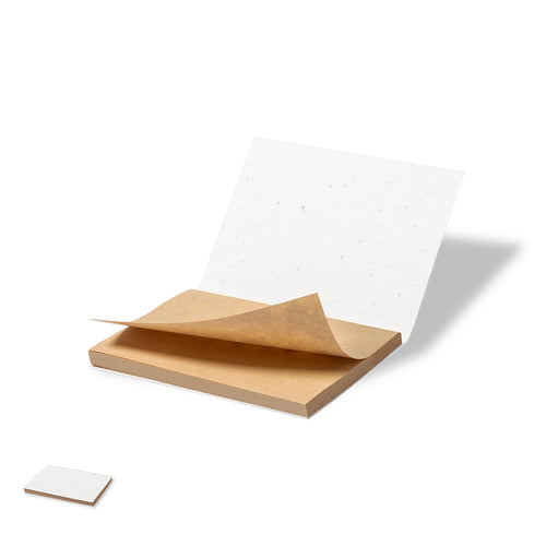 Bloc-notes de la ligne nature, avec des couvertures en papier graine, recyclable et dégradable - Zomek Personnalise