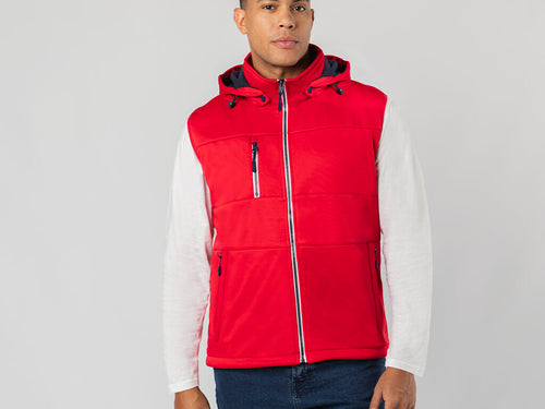 Gilet Seldon Personalizzato - Gilet in materiale soft shell 300g/m2 resistente e traspirante