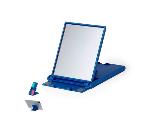 Support avec miroir pour smartphone et tablette en ABS résistant - Angie Personnalise