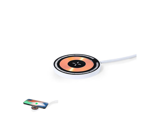Chargeur sans fil 15 W avec un design transparent distinctif - Andrew Personnalise
