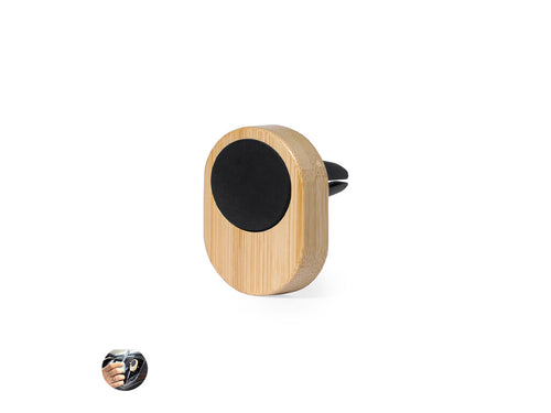 Support de voiture pour smartphone en bambou - Toby Personnalise