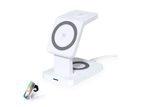 Multi-chargeur sans fil 15W avec support de gadget - Krastop Personnalise