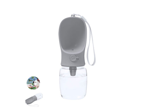 Ciotole Per Cibo E Acqua Flaganan Personalizzato - Pratica borraccia per animali domestici da 350 ml, realizzata in resistente ABS e PET