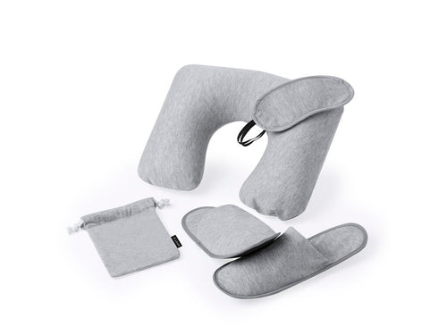 Accessori Da Viaggio Alkes Personalizzato - Fantastico set da viaggio in morbido poliestere