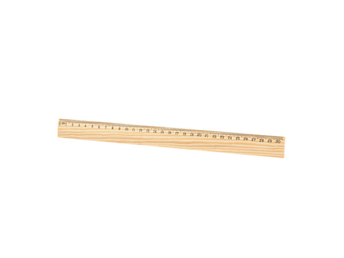 Nützliches 30-cm-Lineal aus Holz - Arnax Personalisiert