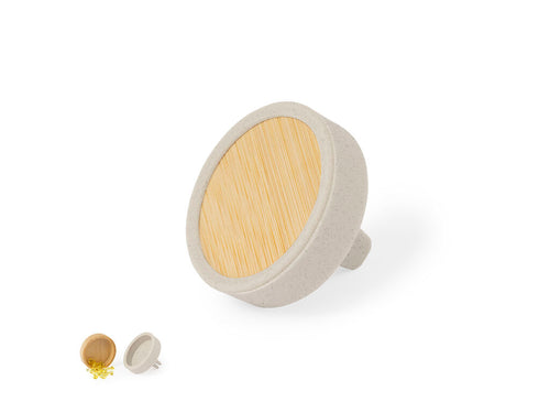 Accessori Per Auto Roketa Personalizzato - Moderno deodorante ambiente per auto in bambù e silicone, al profumo di limone per la griglia dell'auto