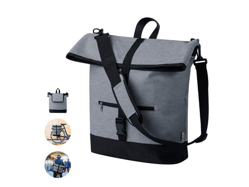 Sac bandoulière pour vélo fabriqué en résistant RPET 600D - Hulken Personnalise