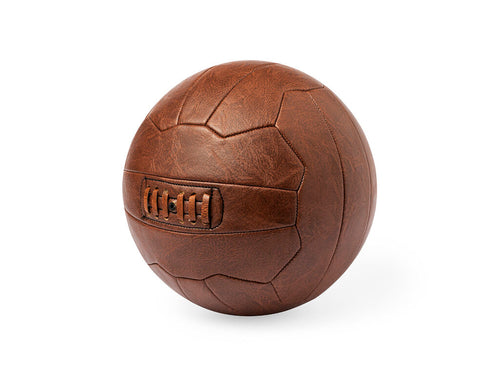 Fußball im Retro-Design aus widerstandsfähigem PU-Leder - Horisun Personalisiert