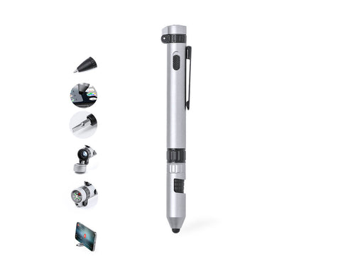 Stylo multifonction pratique avec 7 utilisations - Posdan Personnalise