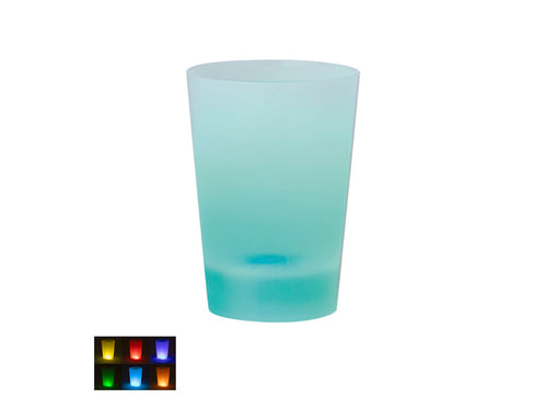 Einzigartiges beleuchtetes Glas mit LED-Leuchten und 340 ml Fassungsvermögen, hergestellt aus PS - Armos Personalisiert