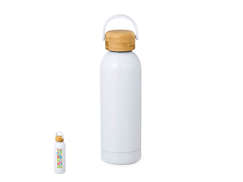 500 ml capacity thermal bottle, made of stainless steel with double wall and specially designed for sublimation printing - Jano Personalised