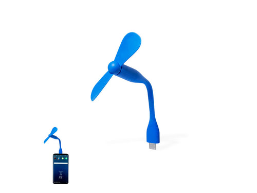 Ventilateur flexible pratique, avec une connexion de type C et compatible avec de nombreux périphériques - Irvinton Personnalise