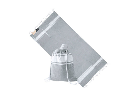 180x90cm Pareo Rucksack, hergestellt aus widerstandsfähiger recycelter Baumwolle 170g/m2 und in verschiedenen Farben - Carey Personalisiert