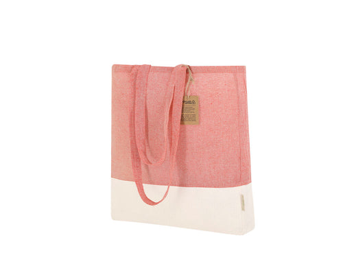 Borse A Soffietto Kauna Personalizzato - Borsa realizzata in cotone riciclato con grammatura di 120 g/m²