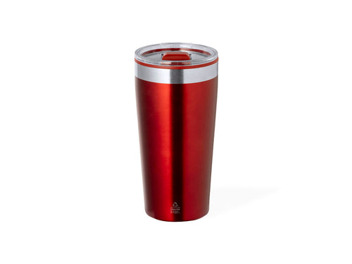 Verre thermique en acier inox recyclé, avec double paroi et 600 ml de capacité - Dione Personnalise