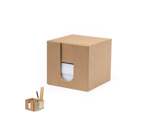 Porte-bloc-notes en carton recyclé - Arolax Personnalise