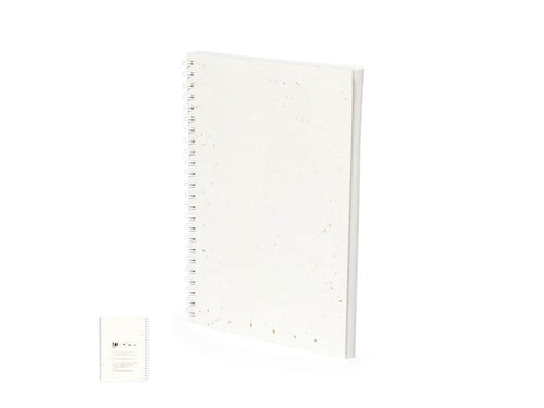 Ringbuch-Notizbuch mit Softcover aus Samenpapier - Bitar Personalisiert