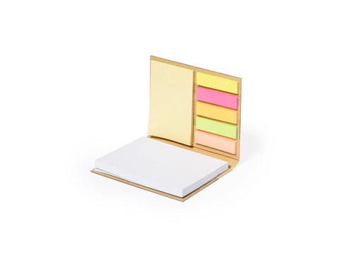 70-Blatt-Notizblock mit hartem Bambusdeckel - Oresten Personalisiert