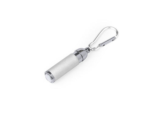 Taschenlampen-Schlüsselanhänger aus recyceltem Aluminium - Wols Personalisiert