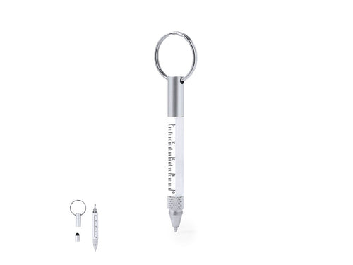 Handlicher Multifunktions-Kugelschreiber aus Aluminium - Lexi Personalisiert