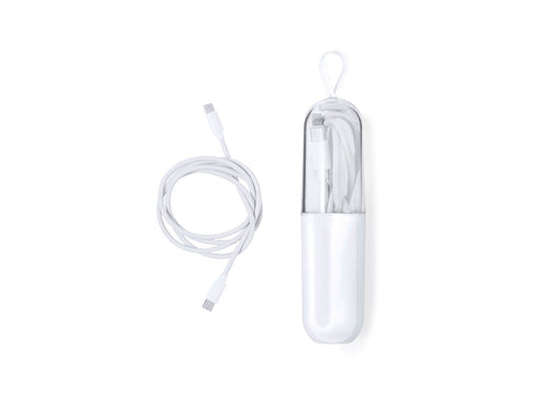 Câble chargeur avec double connexion Type C - Skot Personnalise