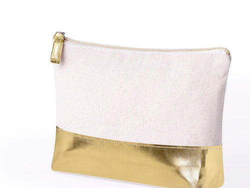 Kosmetiktasche aus recyceltem Baumwollmaterial mit 220 g/m2 - Radynel Personalisiert