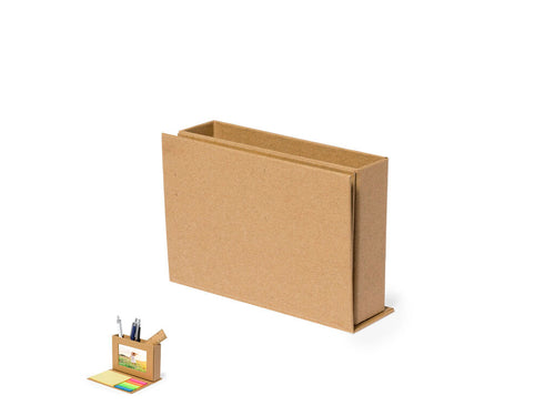 Pratique stylo multifonction pliable en carton recyclé - Marquez Personnalise