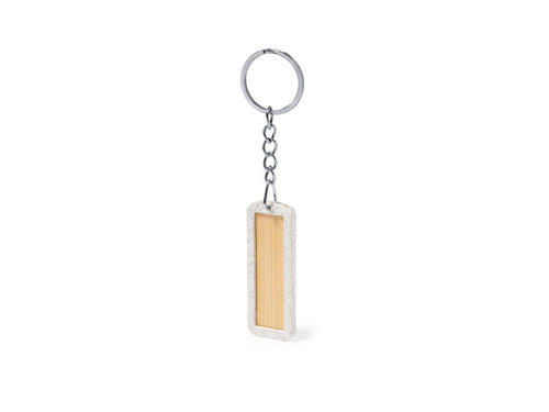 Portachiavi Veterson Personalizzato - Portachiavi ecologico realizzato in bambù con struttura in fibra di grano