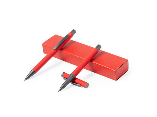 Set Da Scrittura Bostit Personalizzato - Elegante set di penna a sfera e roller