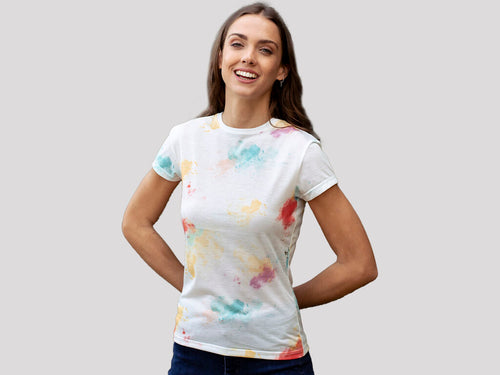 Magliette Da Donna Hearvin Personalizzato - T-shirt da donna in materiale 100% poliestere traspirante da 160 g/m2 con trama in cotone