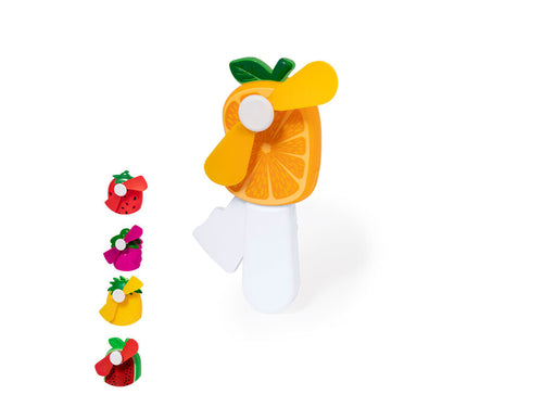 Ventagli E Ventilatori Manhattan Personalizzato - Ventilatore con divertenti forme di frutta, realizzato in robusto ABS