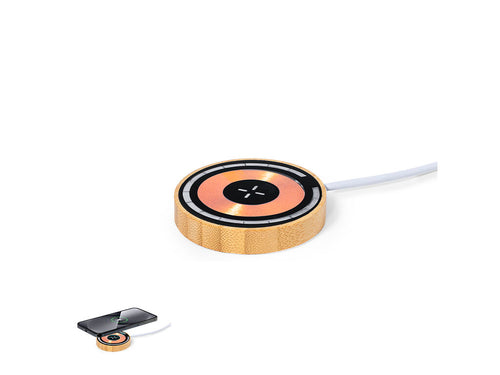Chargeur sans fil 15W, d'origine avec une surface transparente qui permet de voir les composants internes de l'appareil - Ming Personnalise