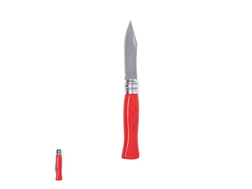 Taschenmesser aus widerstandsfähigem rostfreiem Stahl, mit ergonomischem Griff aus lackiertem Naturholz und mit Schloss - Xiflon Personalisiert
