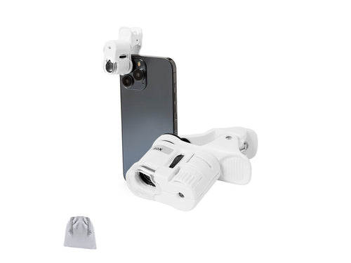 Lenti D'Ingrandimento Saganix 60X Personalizzato - Microscopio tascabile regolabile, ingrandimento fino a 60x