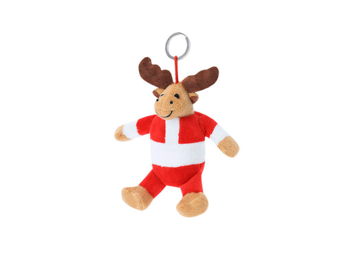 Portachiavi Cardix Personalizzato - Portachiavi di peluche con decorazioni natalizie