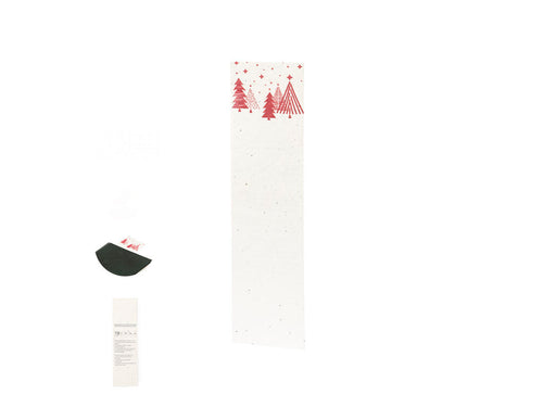 Weihnachts-Lesezeichen aus Saatpapier mit Weihnachtsdesign - Baird Personalisiert
