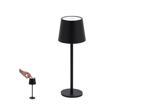 Lampe élégante avec finition chromée noire - Tanik Personnalise