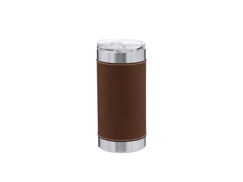 Gobelet isotherme en acier inoxydable à double paroi et PU sophistiqué - Hulpex Personnalise