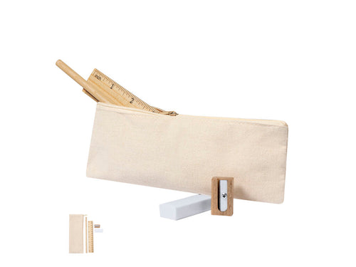 Casi Di Bambini Kramer Personalizzato - Set di 4 pezzi presentato in astuccio di cotone con chiusura a cerniera